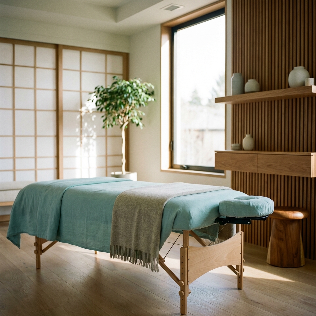 Holistic bodywork session room